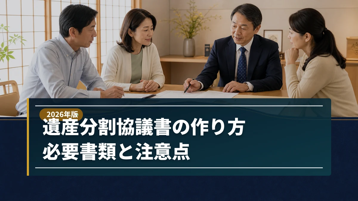 遺産分割協議書の作り方｜必要書類と注意点を解説