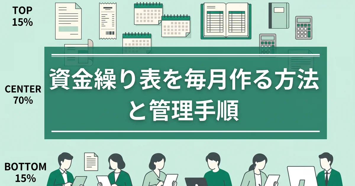 資金繰り表を毎月作る方法と管理手順