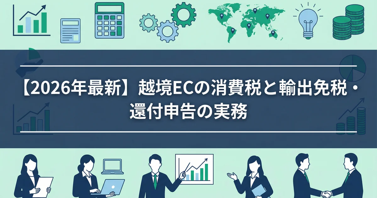 越境EC消費税2026|輸出免税と還付申告を税理士が解説