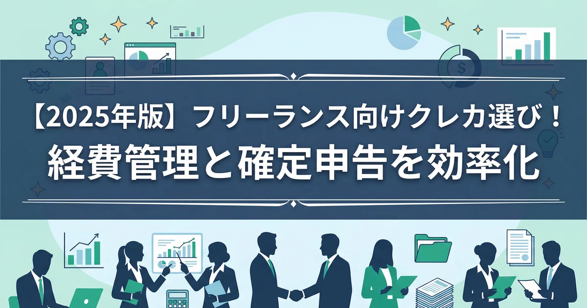 フリーランスのクレジットカード5選｜税理士が解説