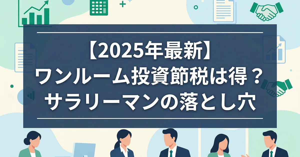 ワンルーム投資 節税は本当?減価償却の注意点|税理士が解説