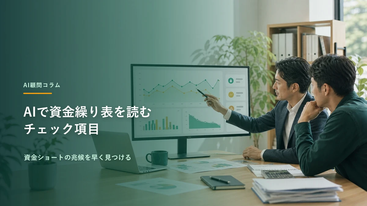 AIで資金繰り表を読むチェック項目