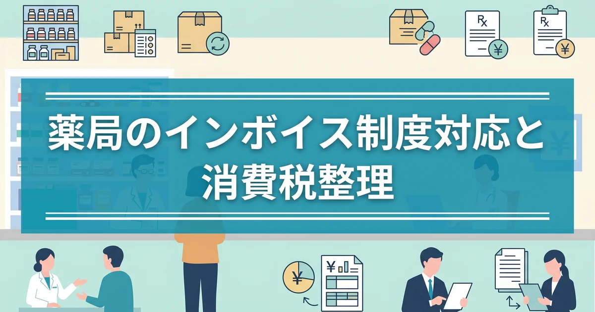 薬局のインボイス制度対応と消費税整理