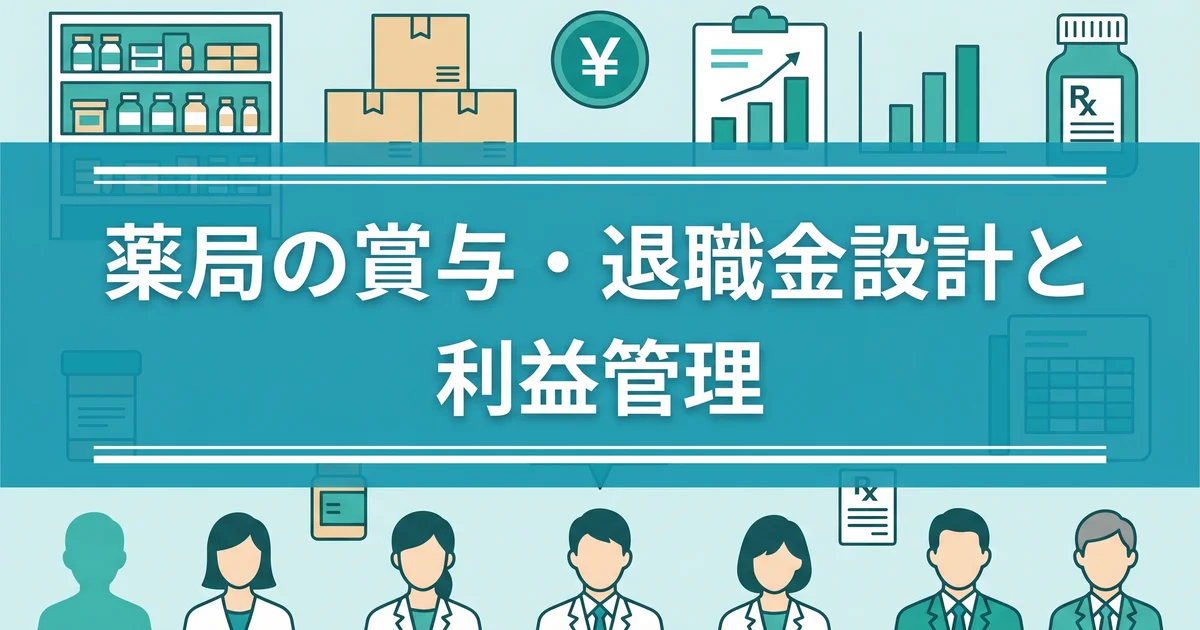 薬局の賞与・退職金設計と利益管理