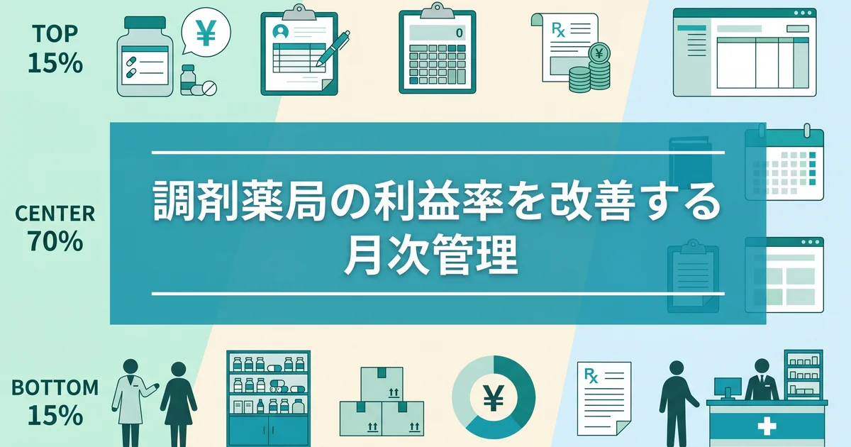調剤薬局の利益率を改善する月次管理